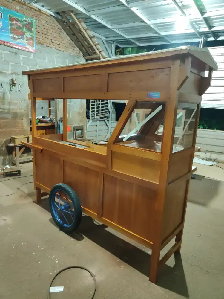 Jual Gerobak Angkringan,Bakso,Mie Ayam,Bubur,Roti BakardlL.