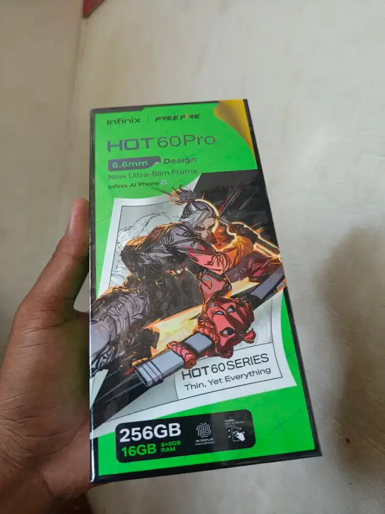 New Infinix hot 60 pro ram8/256 garansi resmi 1 tahun