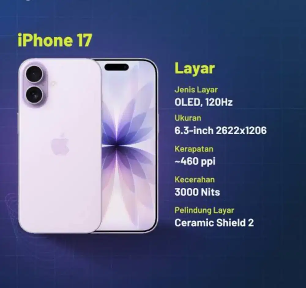 saya cari iphone 17 , kalau pian jual kbri