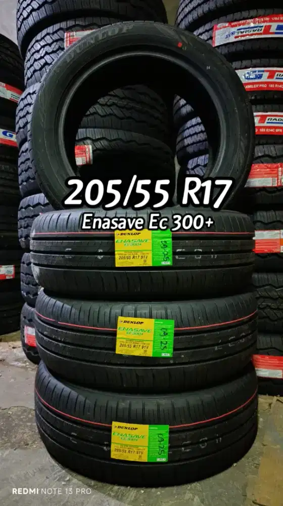 BAN BARU 205/55 R17 DUNLOP ENASAVE