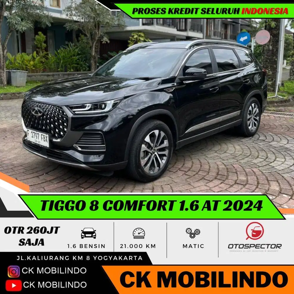 Chery Tiggo 8 Comfort Matic 2024 DP Minim Pajak Baru Xpander