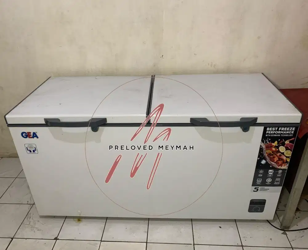 (Second) CHEST FREEZER GEA AB-600-R ORIGINAL GARANSI RESMI