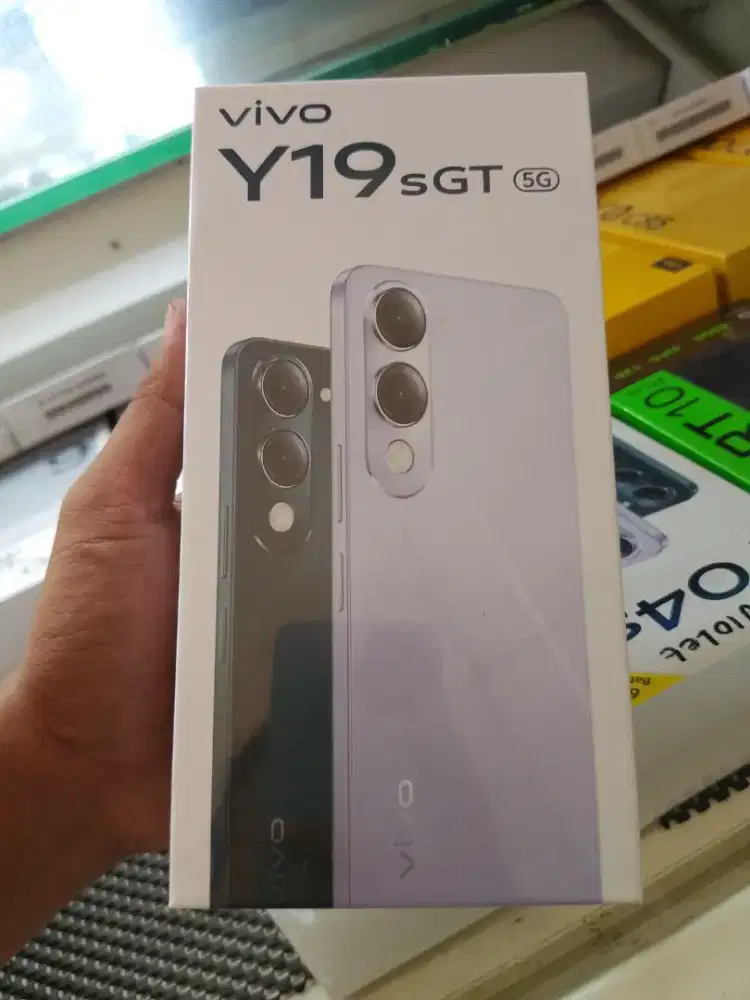 New Vivo y19sgt 5G ram6/128 garansi resmi 1 tahun