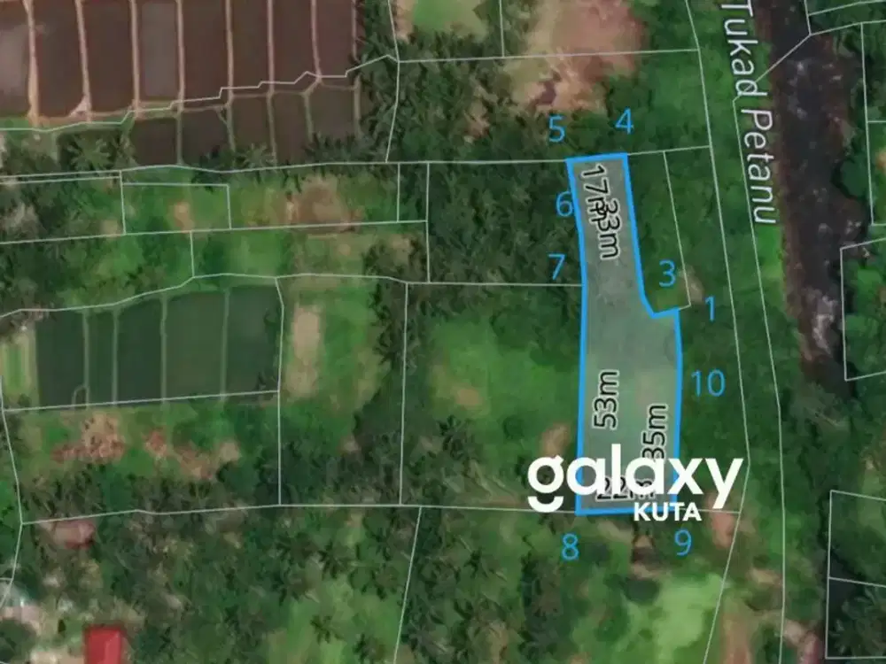 DIJUAL TANAH TANAH LOS SUNGAI DAN VIEW AIR TERJUN DI SUMAMPAN KEMENUH GIANYAR, BALI