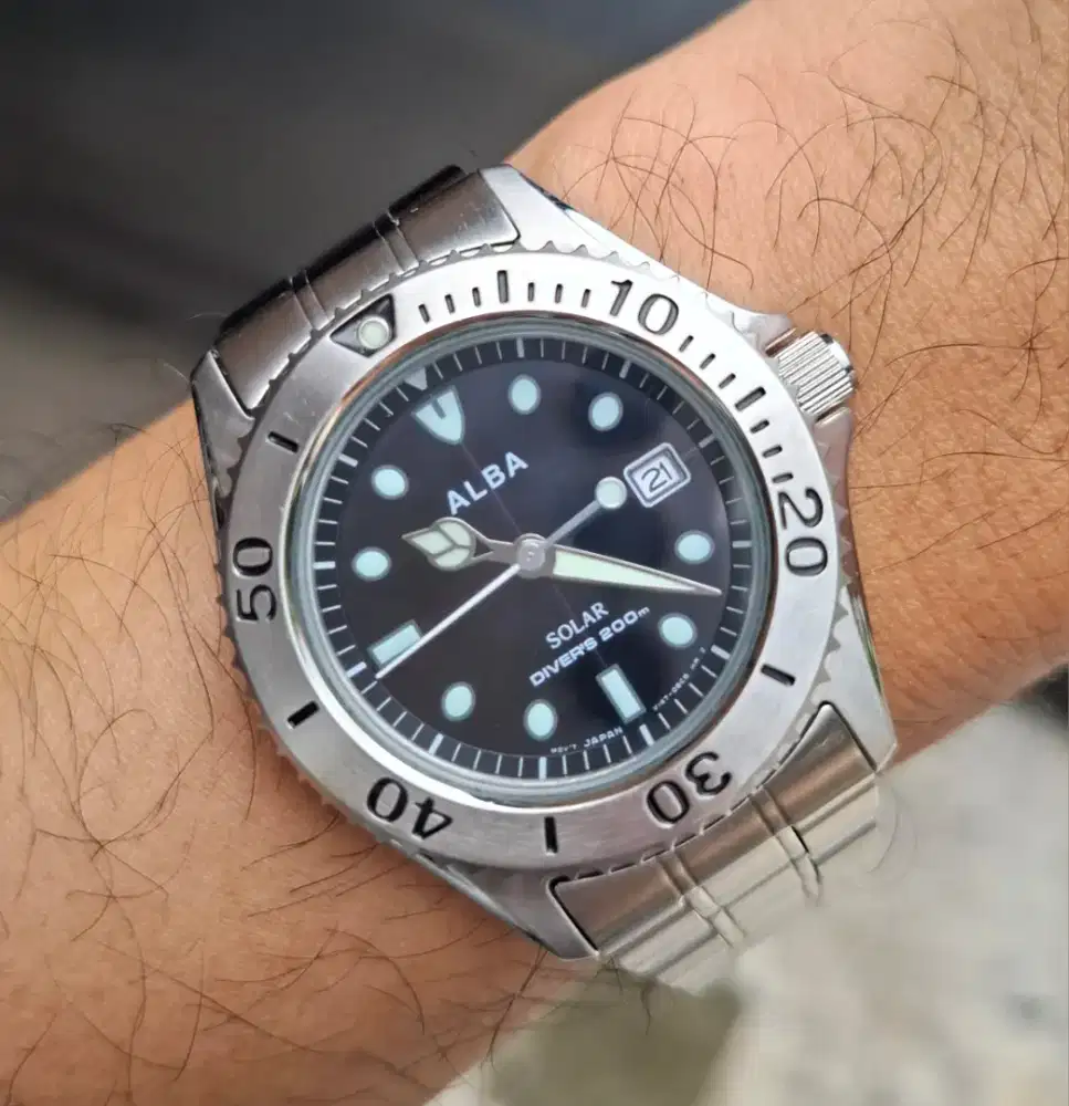 Alba solar diver 200m