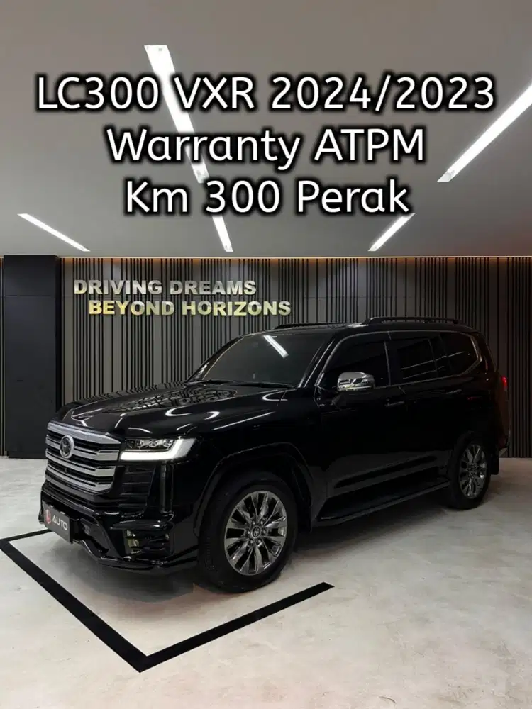 Toyota Land Cruiser LC300 VXR 2025 LC Hitam Km300 Nik 2023 B2794SJJ