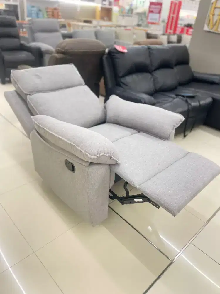 NEO LORRY SOFA 1S RECLINER GREY