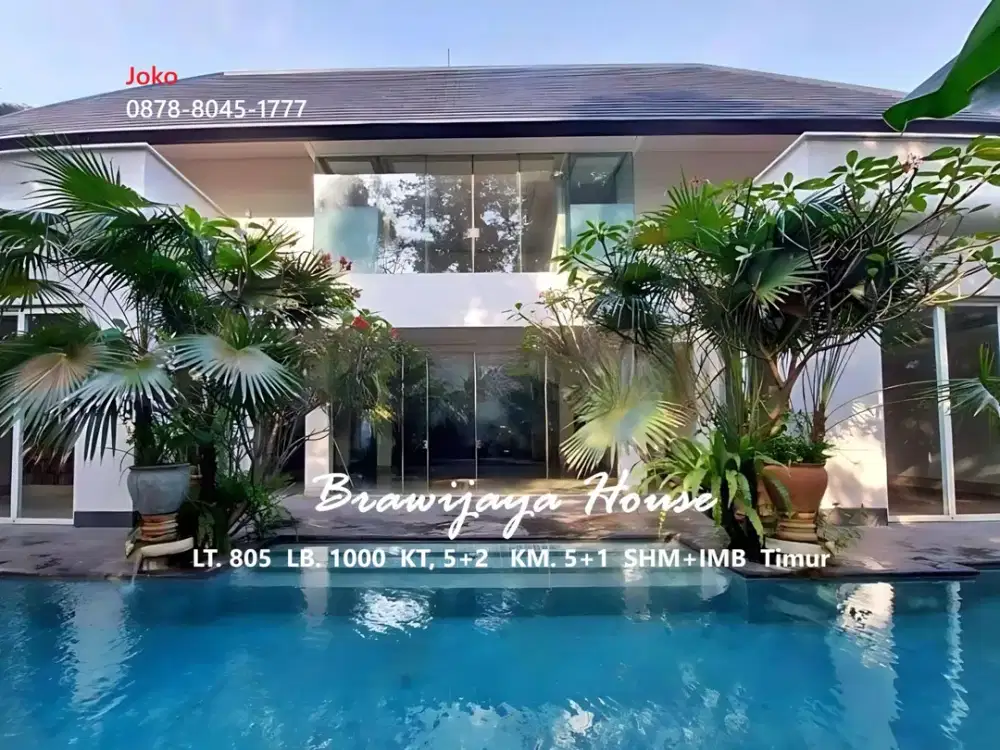 Rumah Asri dan Mewah area Elit Jl. Brawijaya, Kebayoran Baru, Jakarta Selatan