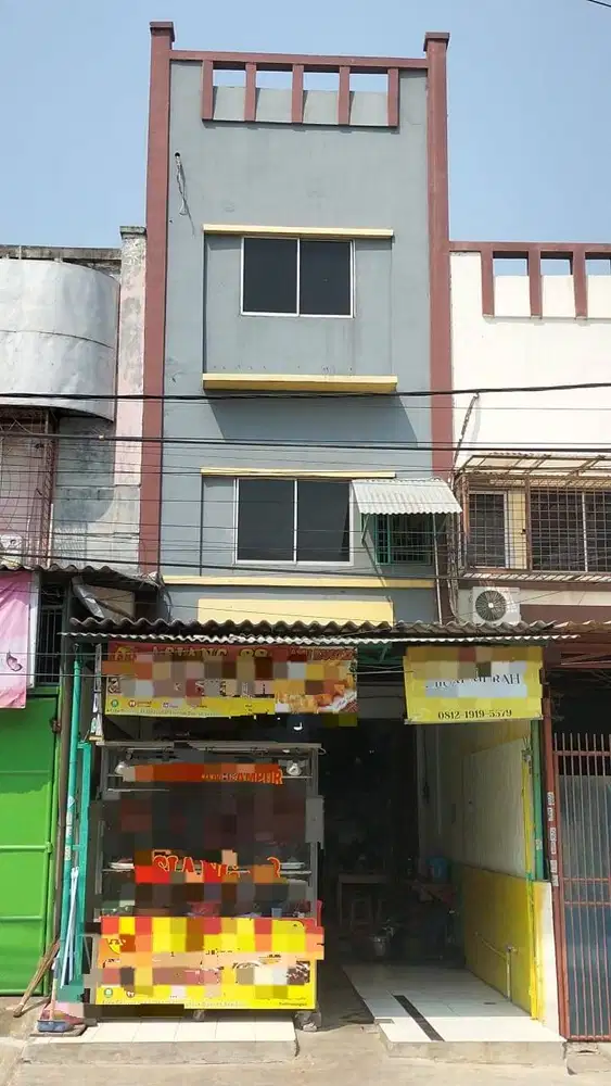Dijual Ruko 3 Lantai Lokasi Ramai di Villa Taman Bandara, Tangerang
