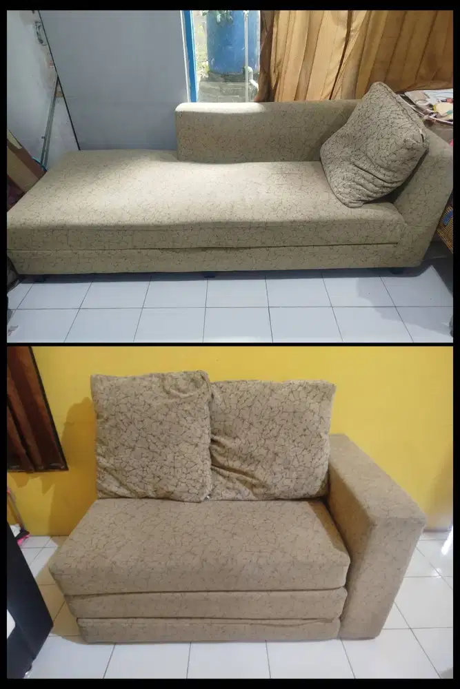 jual 1 set sofabed
