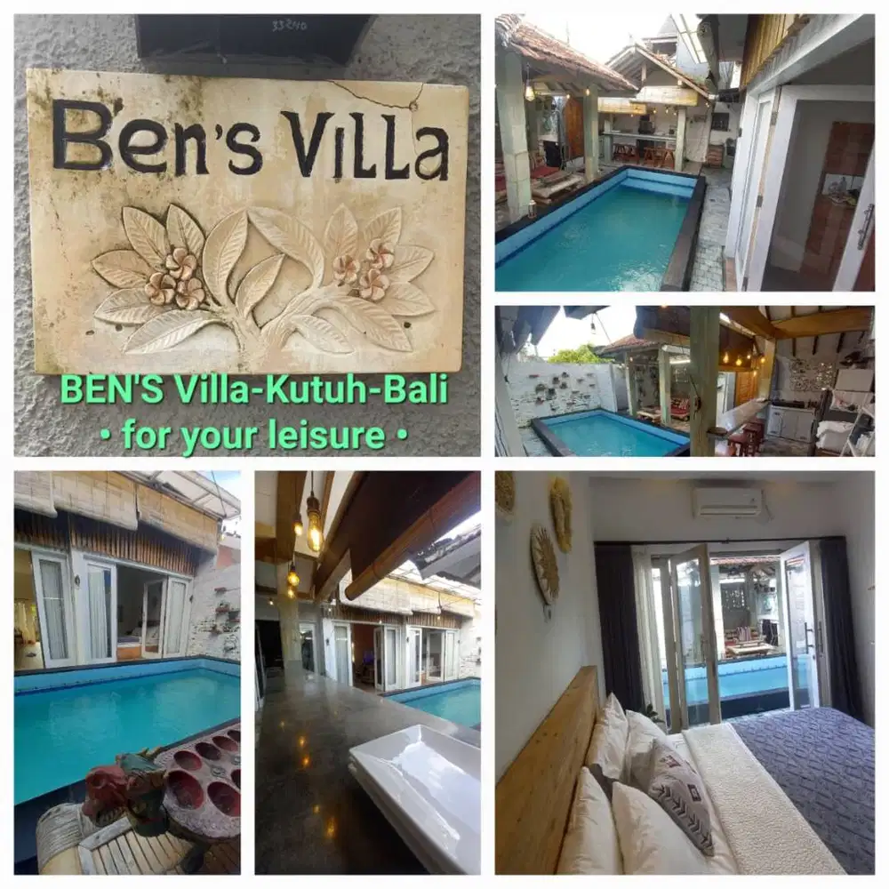 Ben's Villa for Rent at Kutuh-Bali [IDR 120million/year]