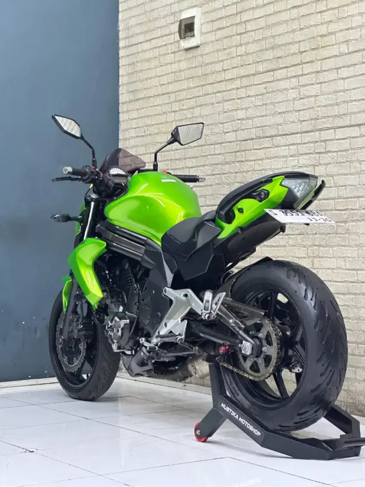 Perfect Condition!!Kawasaki ER6N 2012 Plat Jatim Full Paper-Mustika