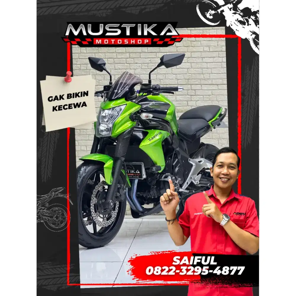 Perfect Condition!!Kawasaki ER6N 2012 Plat Jatim Full Paper-Mustika