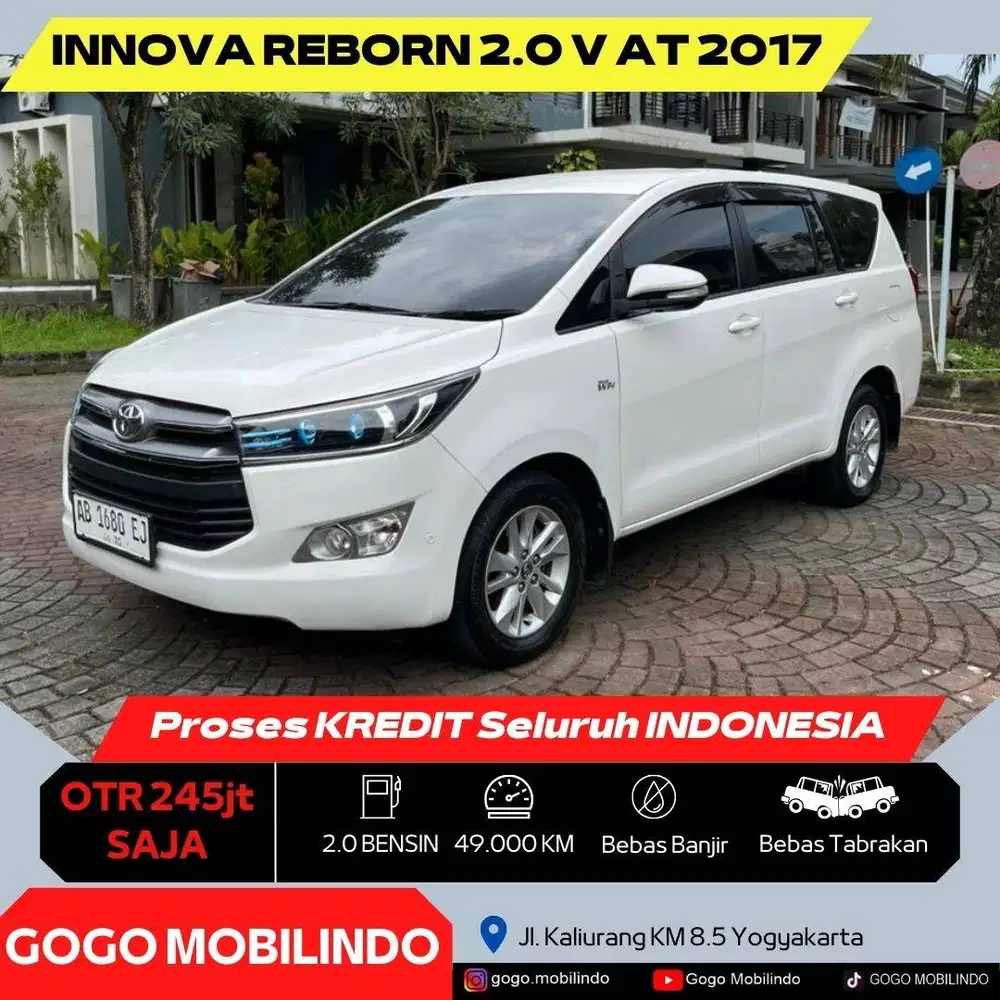 Toyota Innova Reborn 2.0 V Matic 2017 DP Minim ANTIK Plat AB Xpander