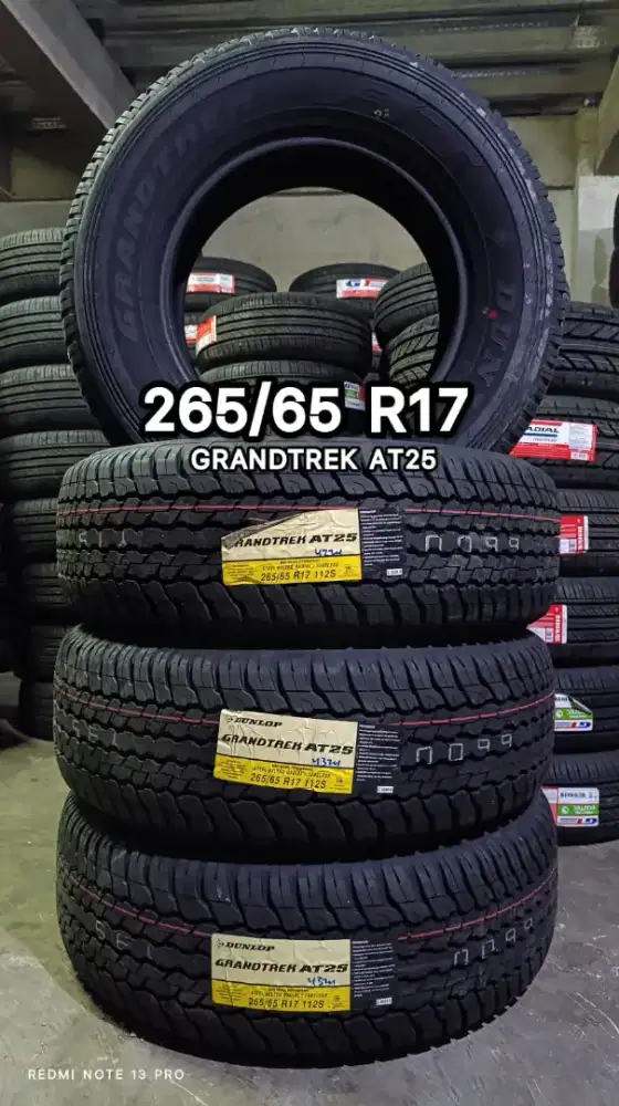 BAN BARU 265/65 R17 DUNLOP GRANDTREK AT25