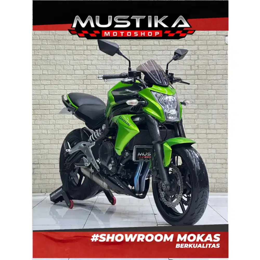 Perfect Condition!!Kawasaki ER6N 2012 Plat Baru Cetak Mulus-Mustika