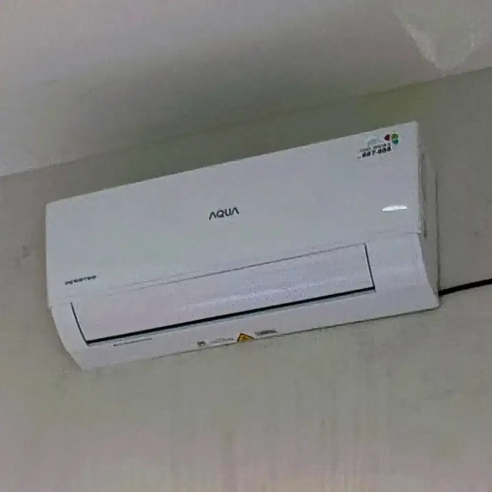 AC AQUA Inverter 1 PK AQA-KCRV9WHQ R32 Normal Unit Lengkap