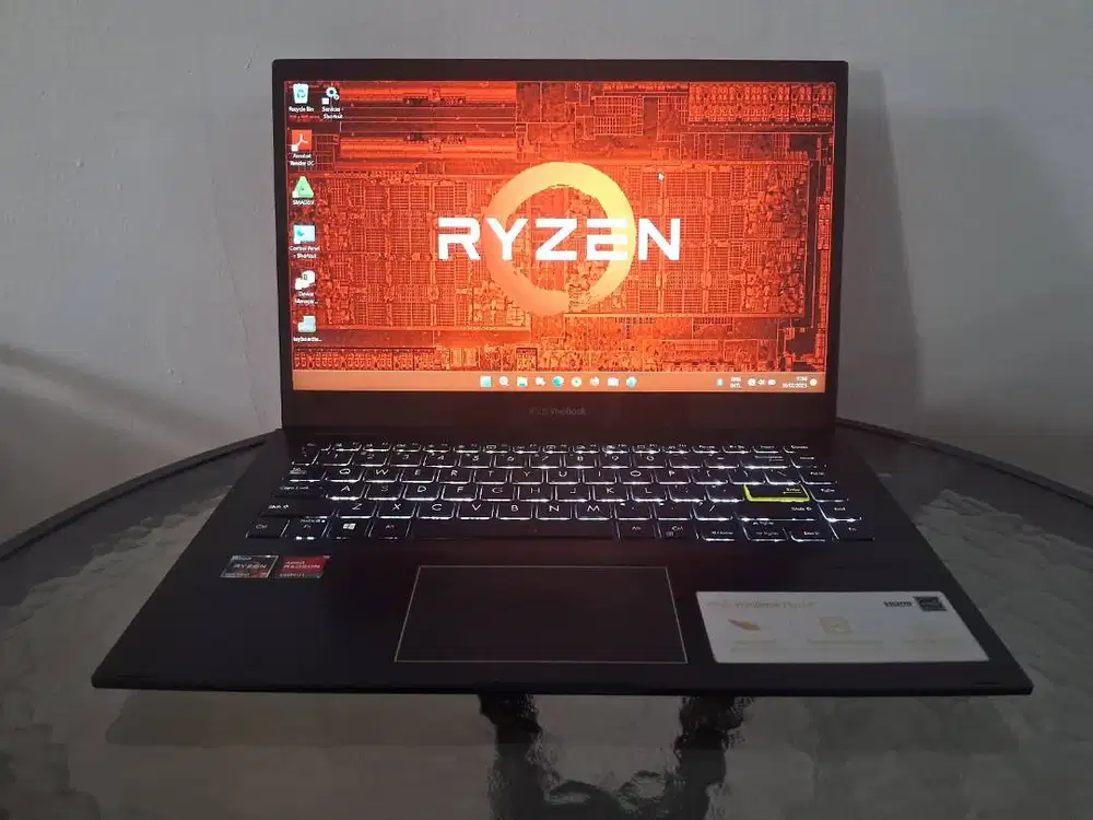 Laptop ASUS Ryzen 7 8Cpu 16GB 512GB Flip TM420U LikeNew Anti Gores GRS