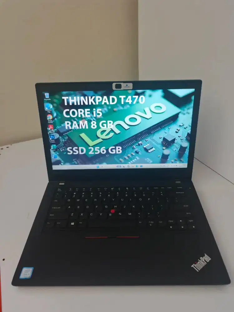JUAL CEPAT! ThinkPad T470 i5 Gen6 — Win11 Pro + Office Asli Lifetime