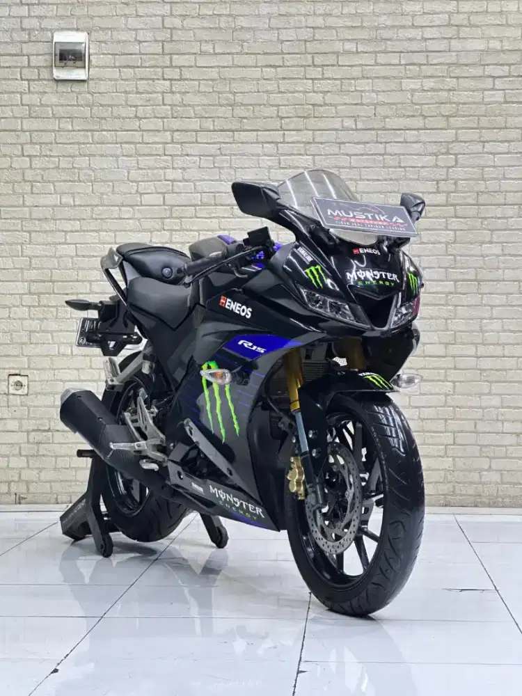 READY‼️YAMAHA R15 V3 2019 WARNA FAVORIT MONSTER ENERGY FULL ORIGINAL