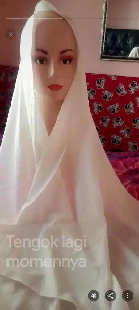 Jilbab pasmina instan & segi 4 cantik