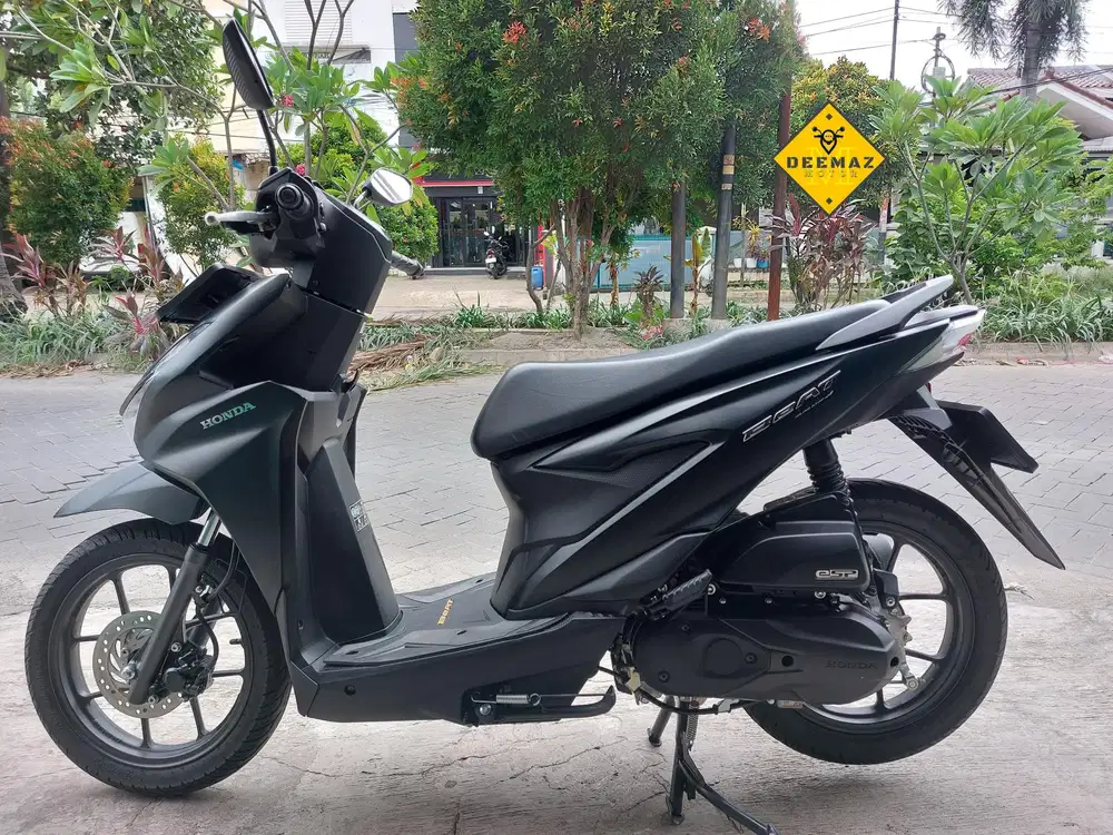 (DP 500)‼️ Honda Beat Deluxe Smart Key Hitam Mulus 2024 Cash / Kredit