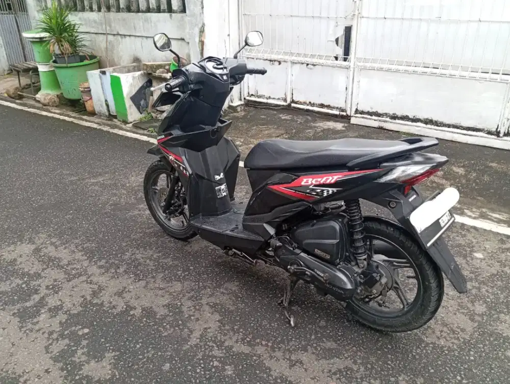 di jual cepat Honda Beat Eco 2018 hitam BU. 10,4 JT nego tipis