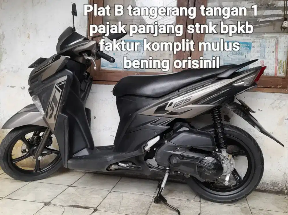 Yamaha Mio Soul GT 125 LED 2016 blue core cw asli abu2 Plat B tangerng