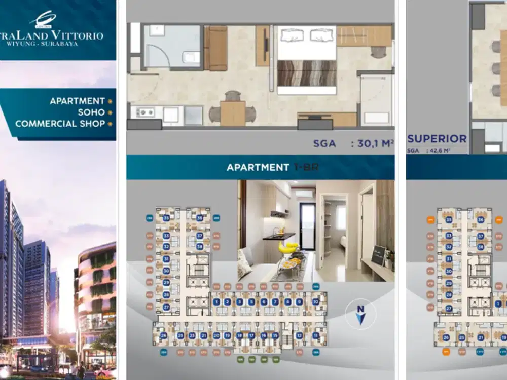 Alessandro Tower CitraLand Vittorio Surabaya (Largest Wiyung Superblock)