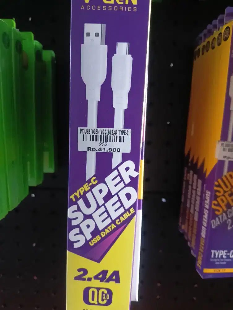 USB VGEN VGC-24 2.4A TYPE C | ATLANTIS DAHSYAT