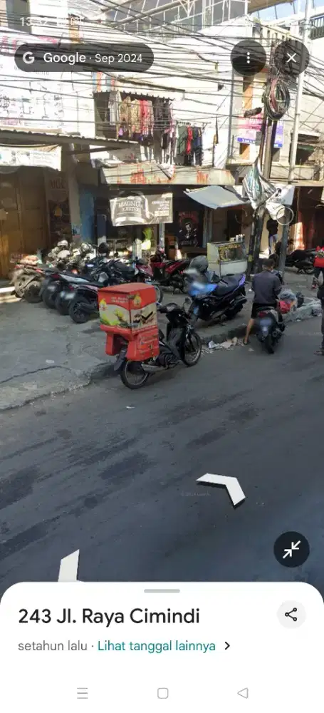 Disewakan toko pinggir jalan raya cimindi