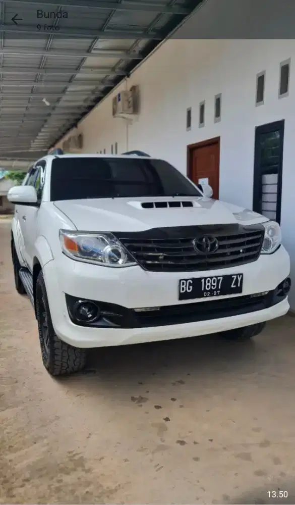 Jual Cepat Toyota fortuner G 2.4 Tahun 2013 Automatic