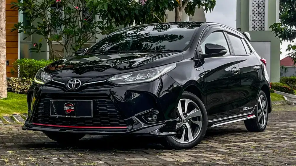 Toyota Yaris TRD S 1.5 7 Airbag CVT Matic Bensin A/T 2021 Hitam Joker