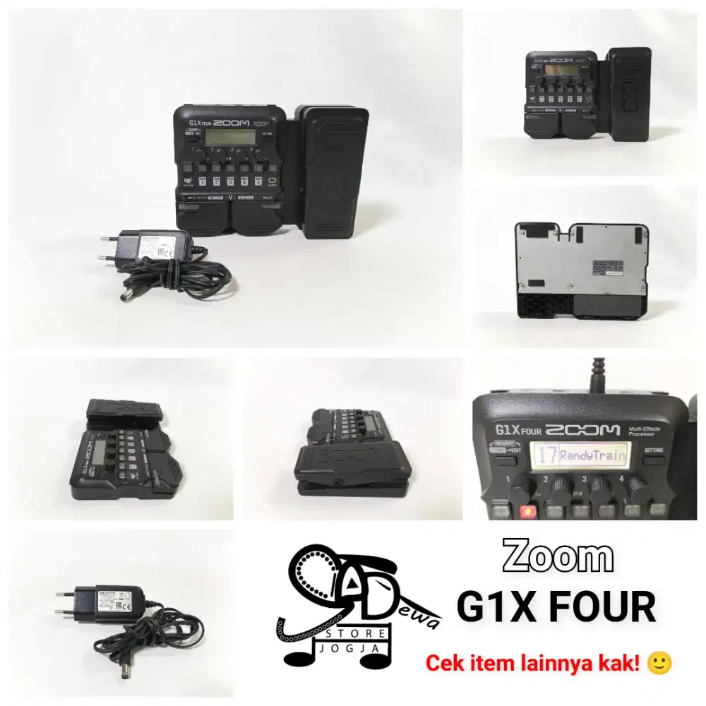 ZOOM G1X FOUR G1XFOUR MULTIEFEK PEDAL IR DIGITAL EFEK GITAR EFX G1 X