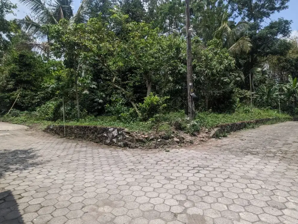 8 Menit Kampus UII Tanah Kaliurang SHM Ready Siap Bangun Dekat Pasar Pakem