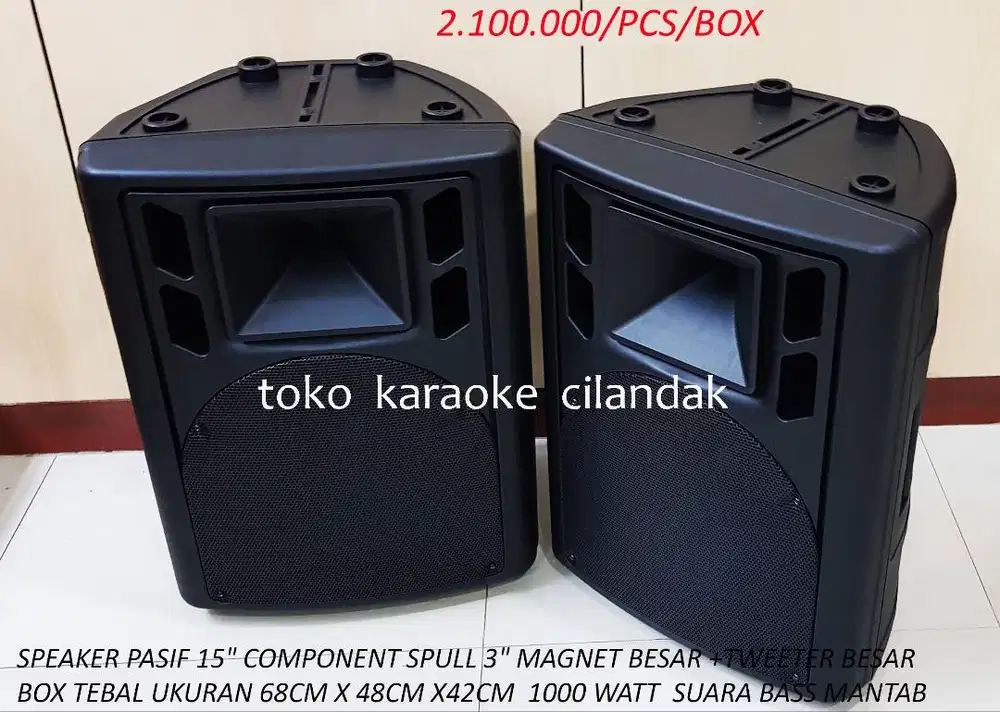 SPEAKER KARAOKE 10 INCHI  harga sepasang 1.2JUTA stock terbatas  BISA