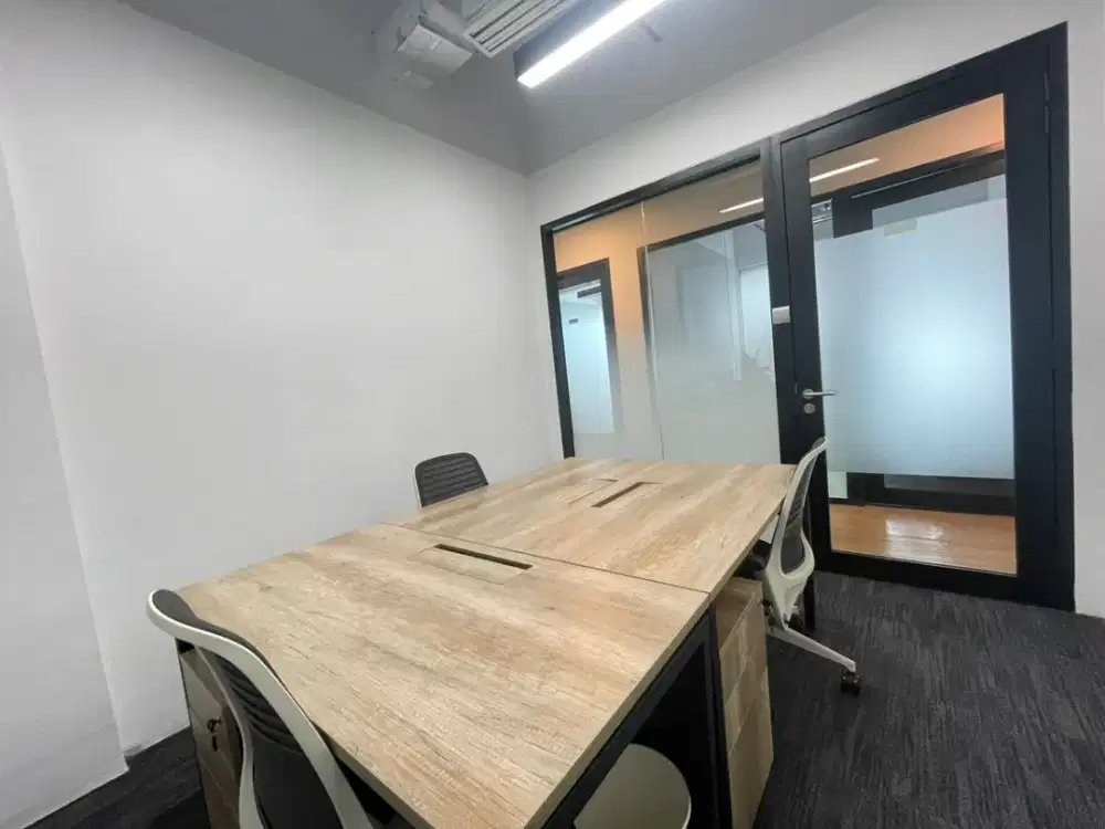 Kantor Unit Furnished 2 Pax di AIA Central Area Sudirman Jakarta