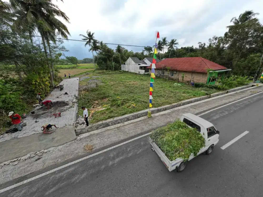 467m2; Tanah Moyudan View Sawah Cocok Hunian Villa