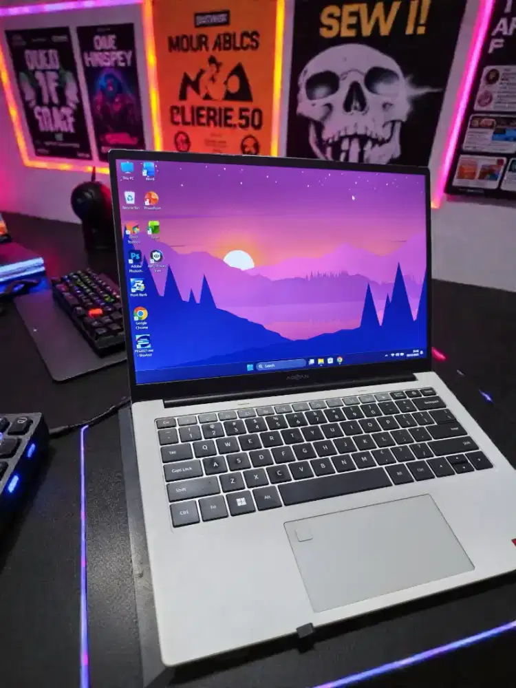 Laptop DDR5 16GB ADVAN WORKPLUS SSD NVME 512GB NOMINUS GAMING LANCAR