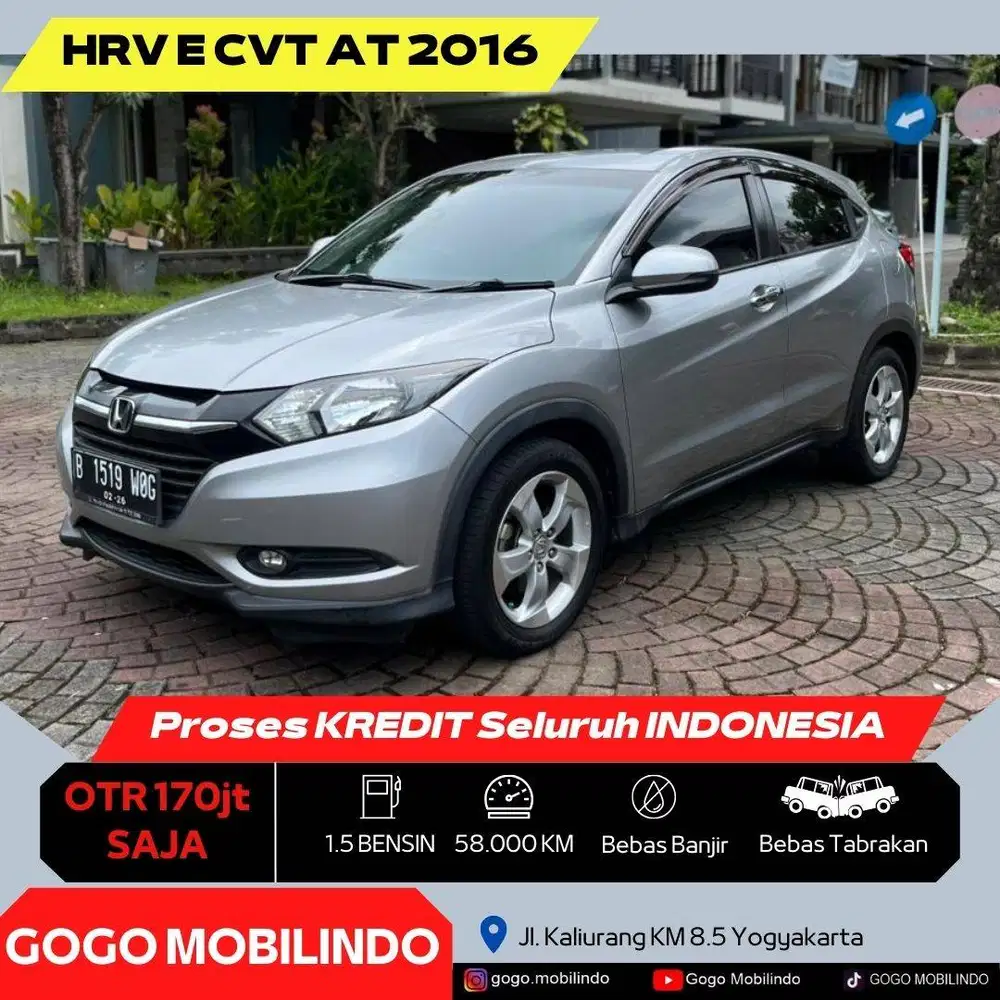 Honda HRV E CVT Matic 2016 ANTIK DP Minim Kredit Murah Creta