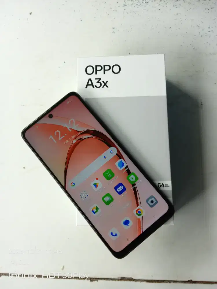 Oppo A3x ram 4+4/64 pemakean belum ada 1 bulan