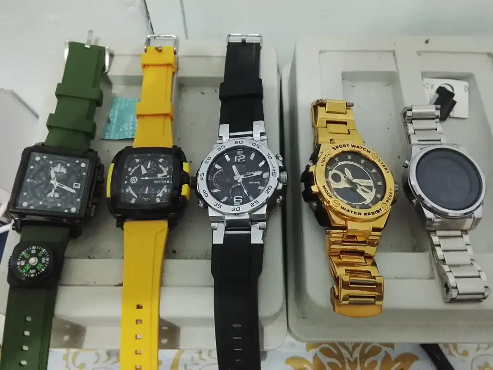 Jual Murah 5 Buah Jam Pria
