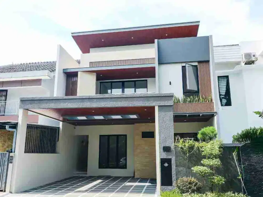 JUAL CEPAT MURAH RUMAH TAMAN CHRYSANT BSD CITY BRAND NEW CANTIK DESAIN MODERN