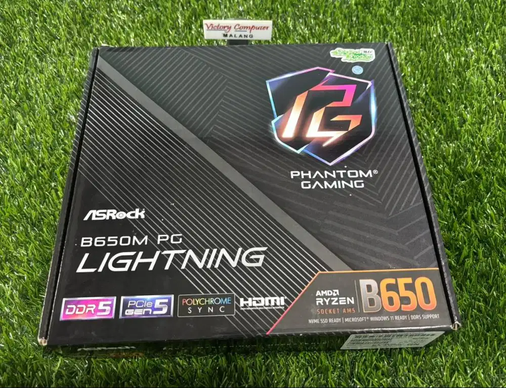 ASROCK B650 PG Lightning Phantom Gaming Motherboard AMD AM5