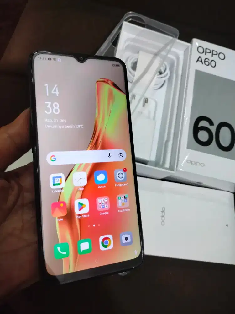 Oppo A60(8+4/256)segel.fulset(Baru buka dos 3hari)no minus.PASS
