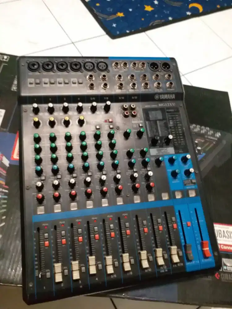 Mixer yamaha Mg12xu Made in Malaysia efek tdk keluar