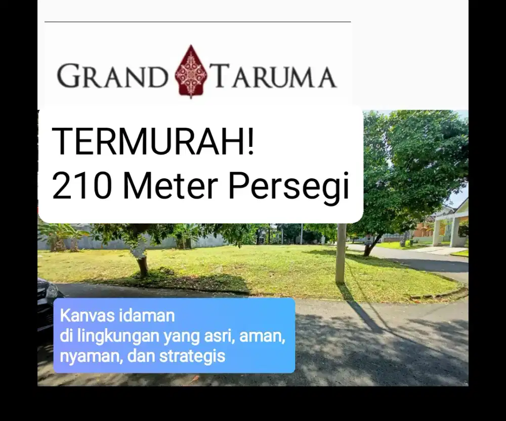 *IKLAN PEMILIK PROPERTI* *BU* Kavling Hook Grand Taruma Karawang