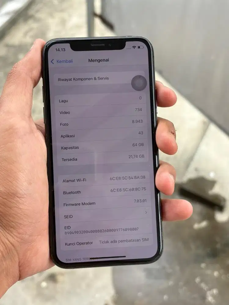 iphone XS 64Gb Inter lama Black