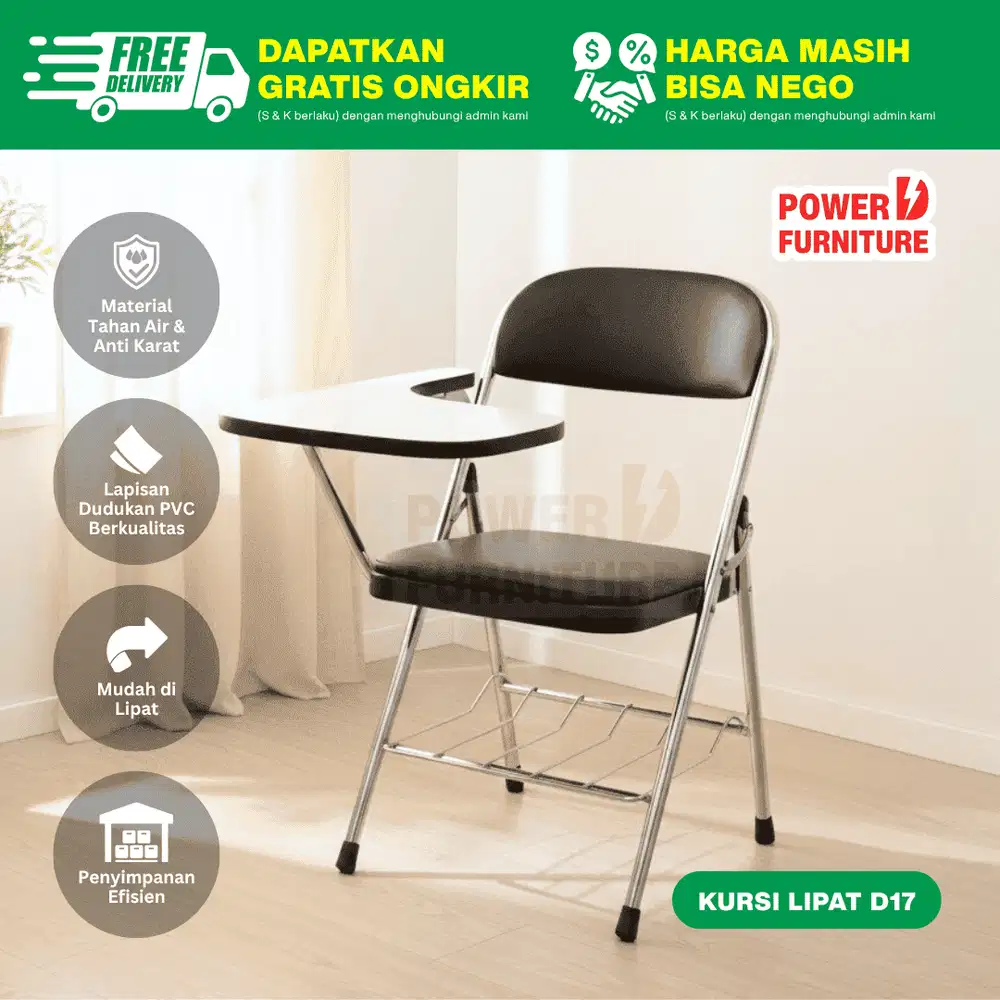 D17 Kursi Pelatihan – Kursi Mahasiswa | Kursi Lipat Sekolah