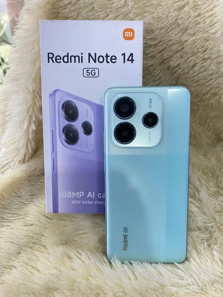 Redmi Note 14 5G ram 8/256Gb Green garansi  November 2026#3Gcom